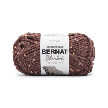 Bernat Blanket Confetti Yarn - Discontinued shades Chocolate Confetti