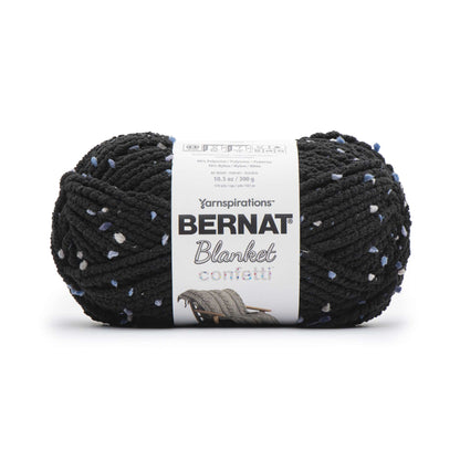 Bernat Blanket Confetti Yarn - Discontinued shades Coal Confetti