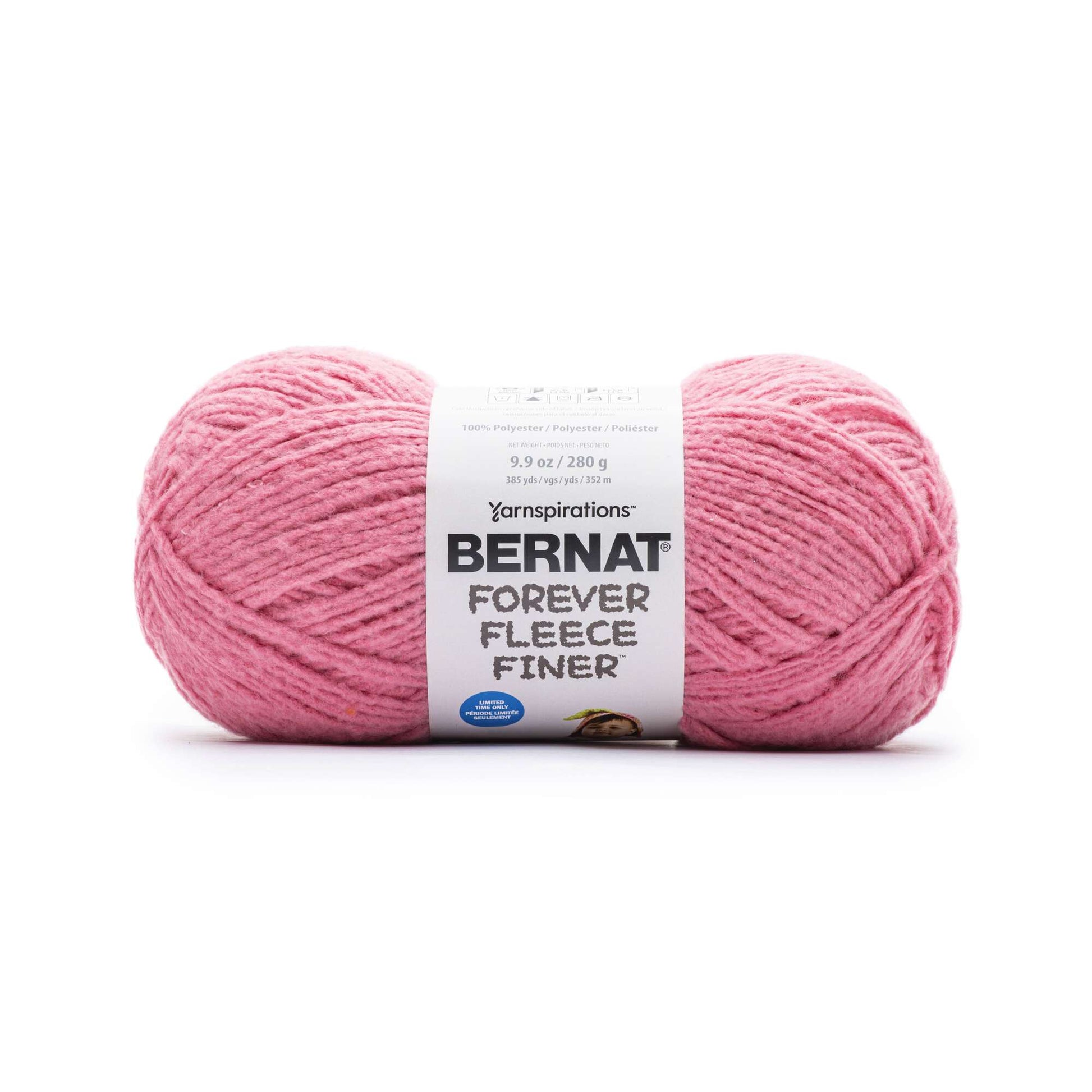 Bernat Forever Fleece Finer Yarn - Discontinued Shades Petunia