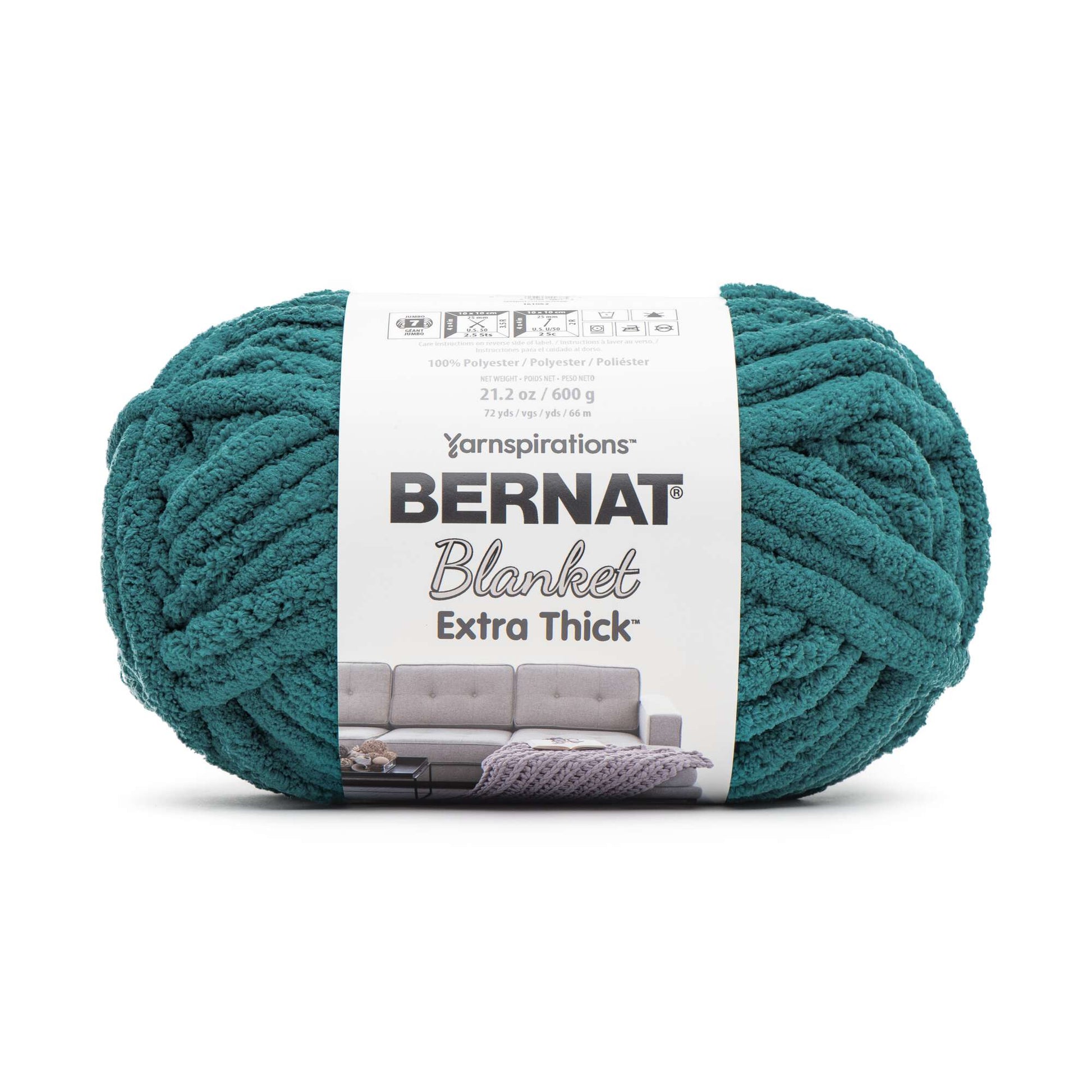 Bernat Blanket Extra Thick Yarn (600g/21.2oz) Teal