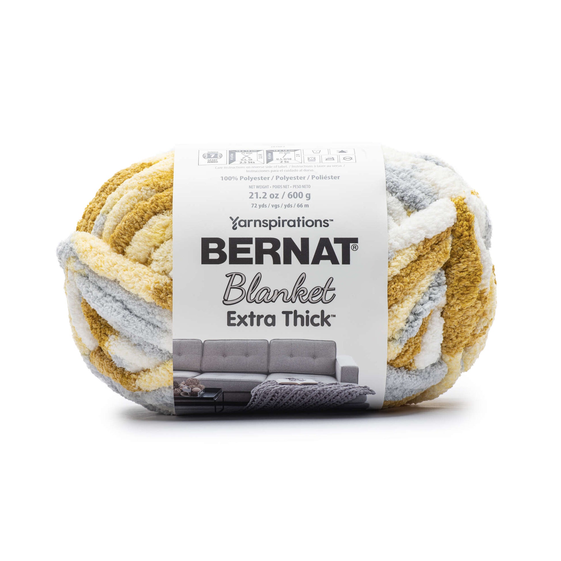 Bernat Blanket Extra Thick Yarn (600g/21.2oz) Dandelion Varg