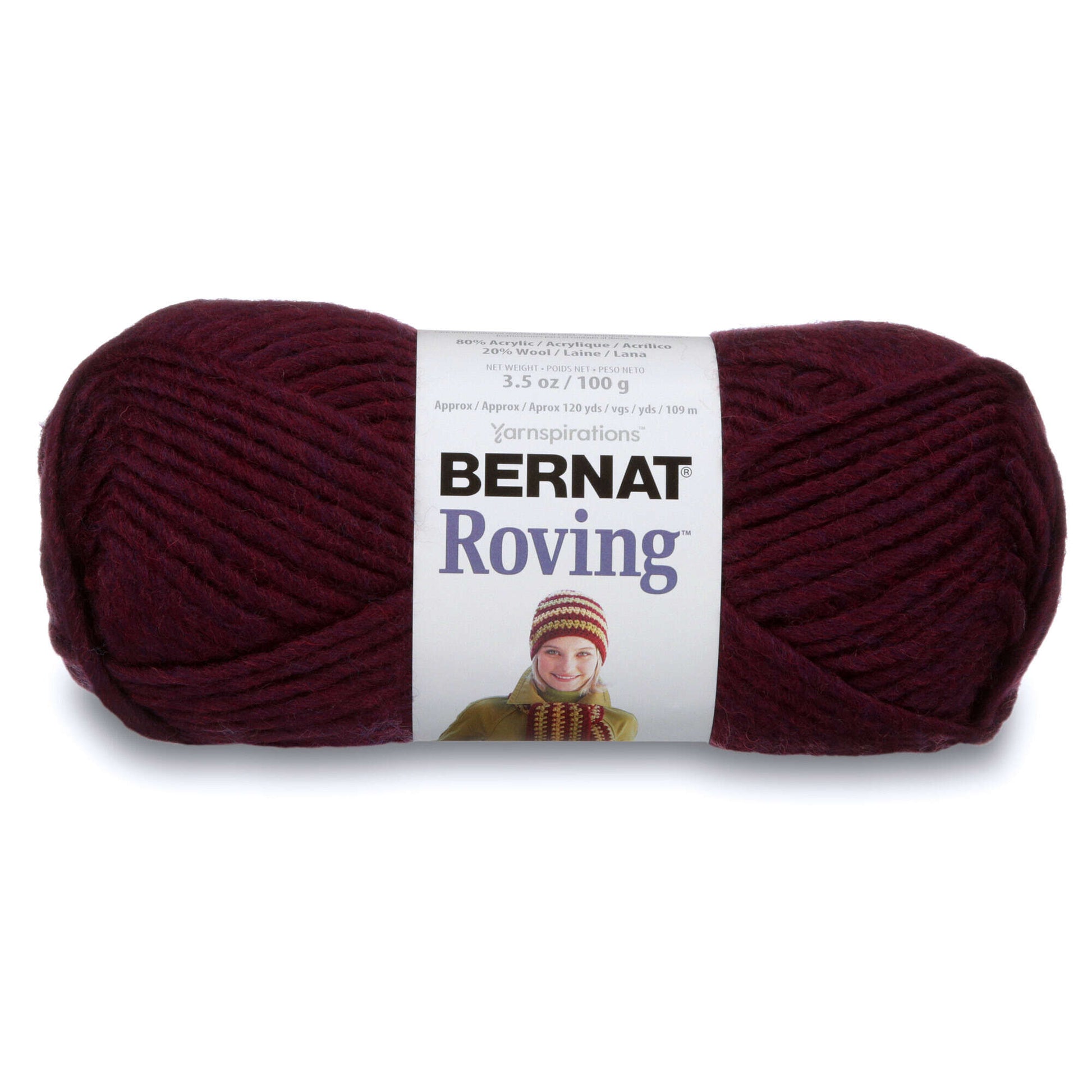 Bernat Roving Yarn - Clearance Shades* Plum