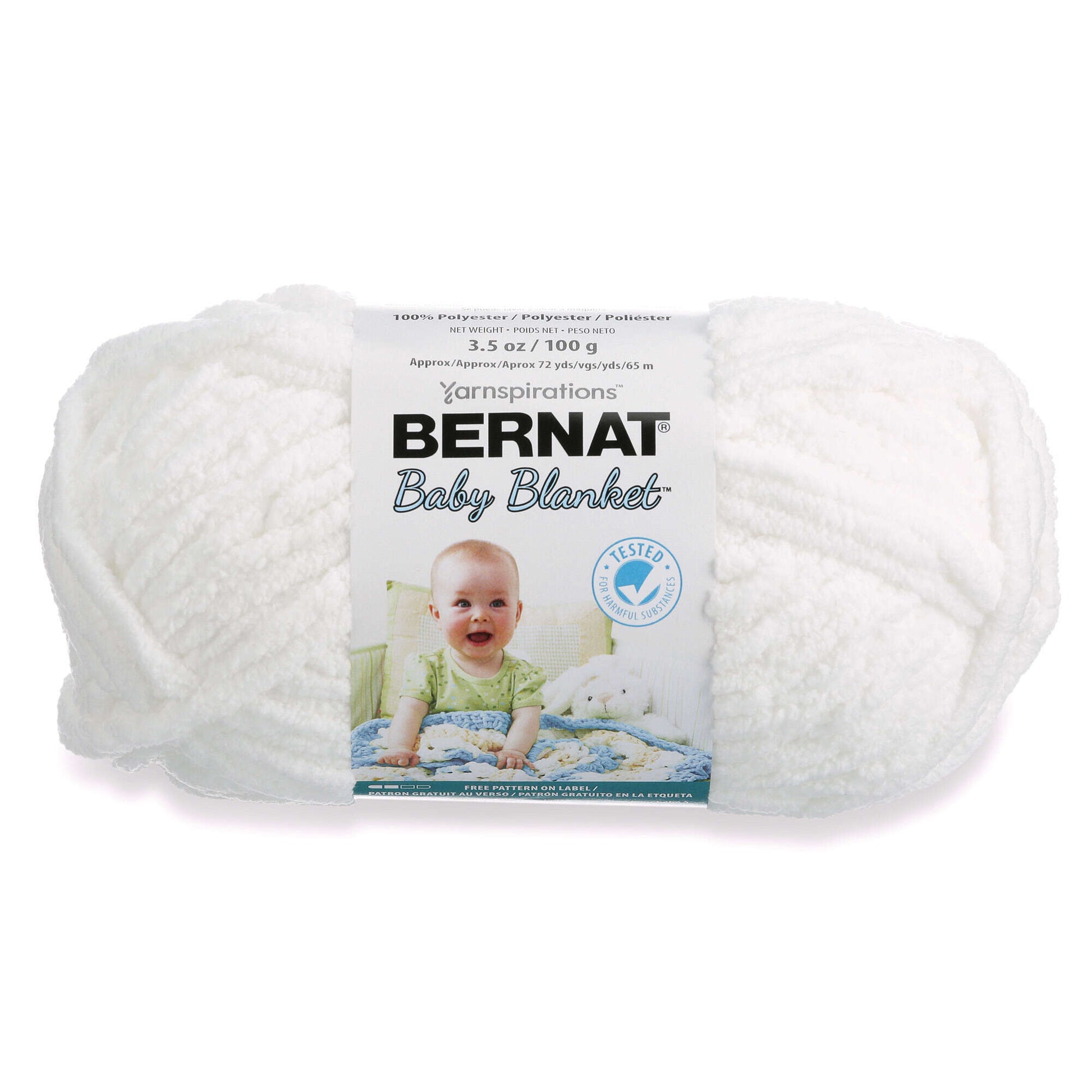 Bernat Baby Blanket Yarn White