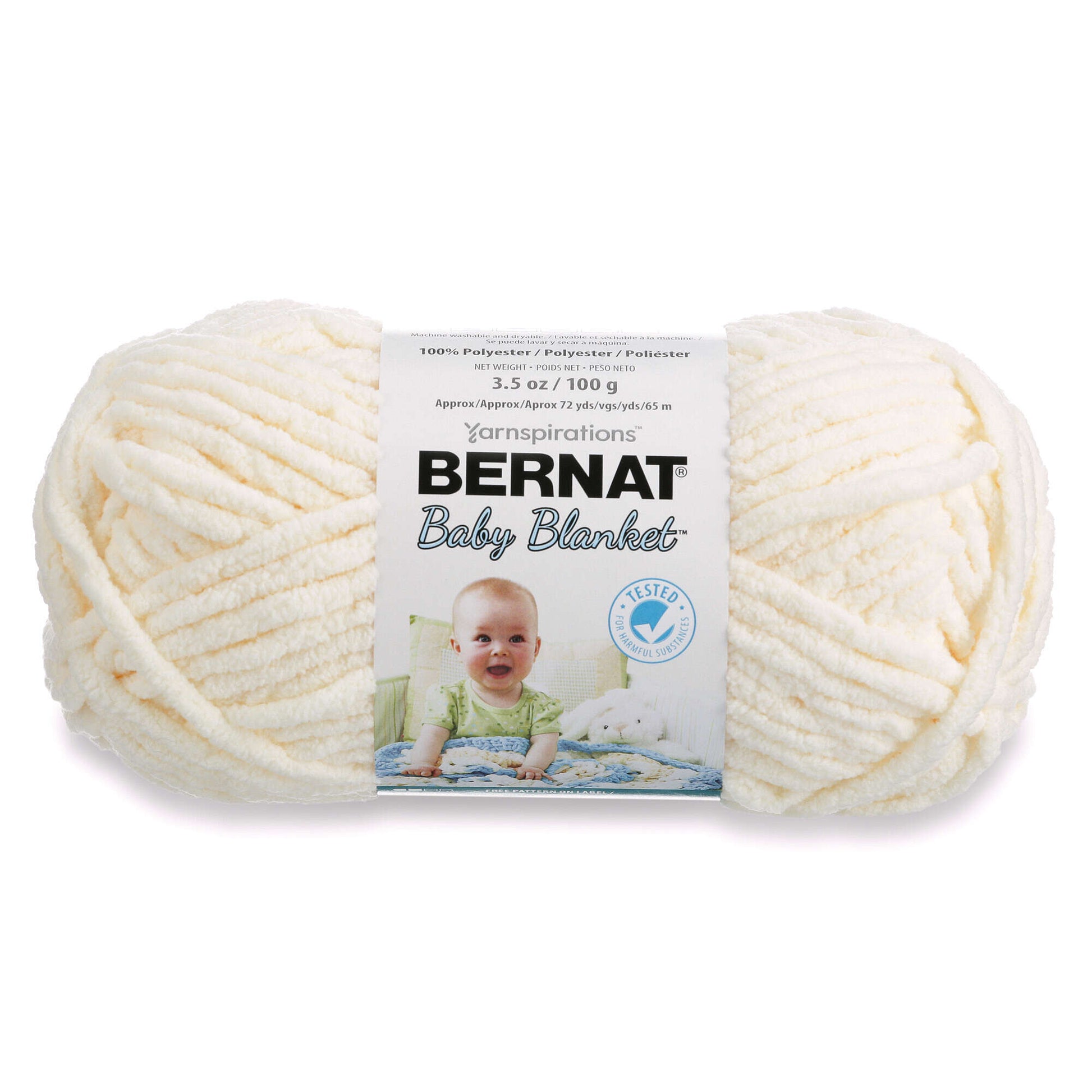Bernat Baby Blanket Yarn Vanilla