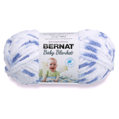 Bernat Baby Blanket Yarn Little Denim Print