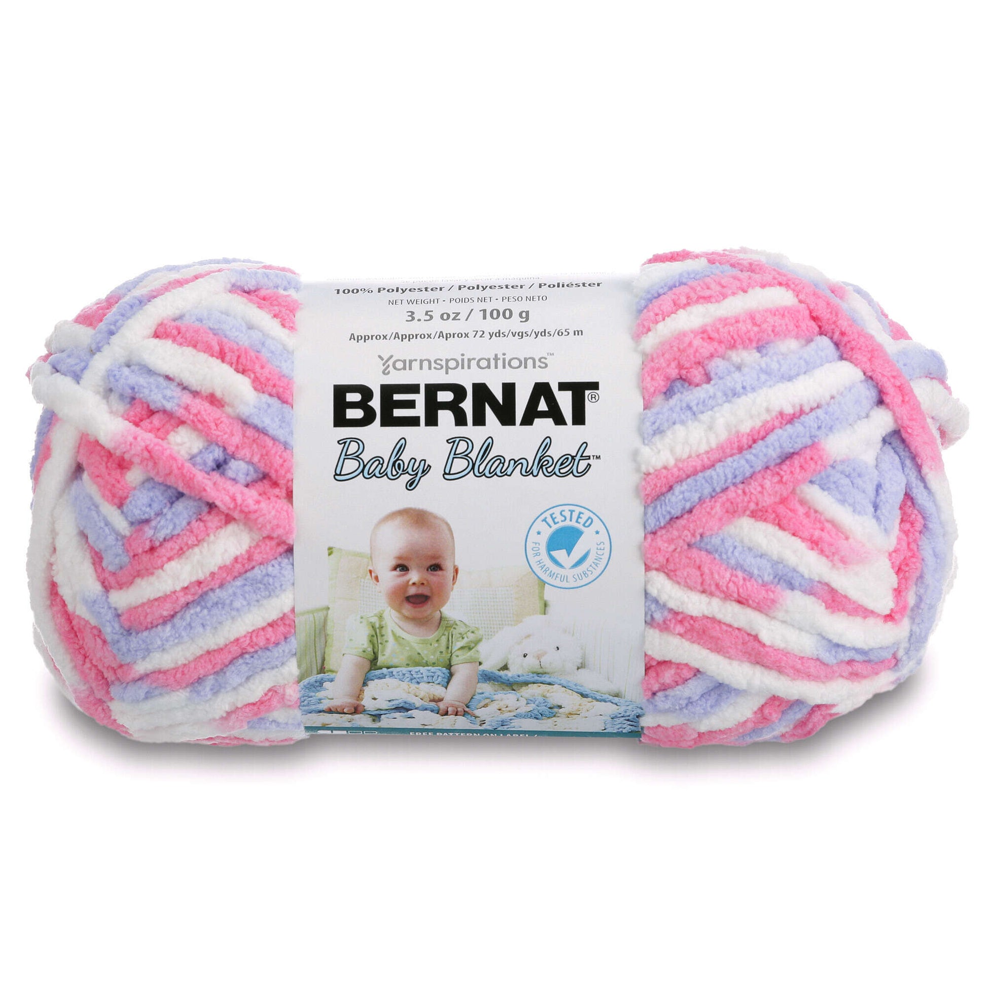 Spinrite Baby Blanket Big Ball Yarn, Baby Sand