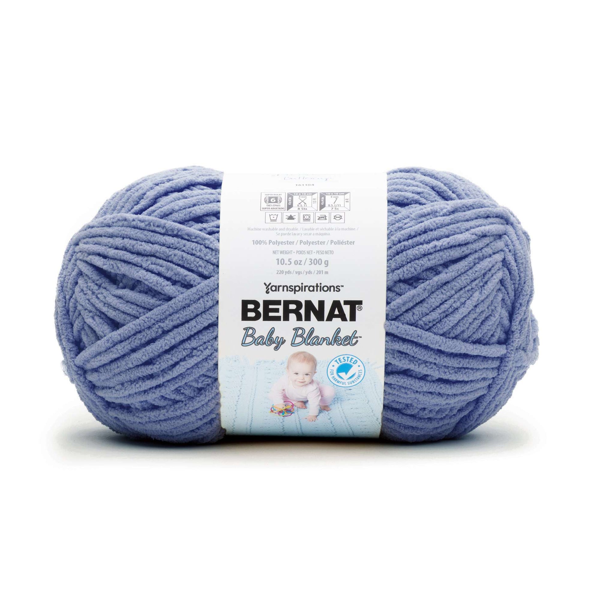Bernat Baby Blanket Yarn (300g/10.5oz) Baby Denim