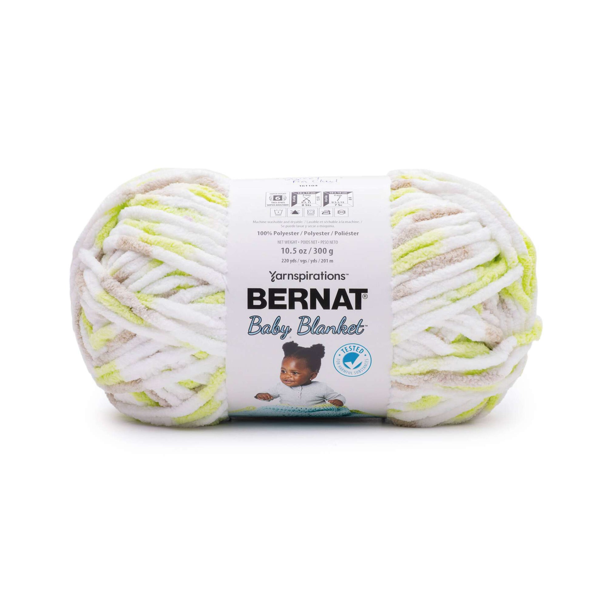 Bernat+Blanket+Yarn+10.5oz+Twilight+220yds+Polyester+Wt.+6+Super+Bulky+Blue  for sale online