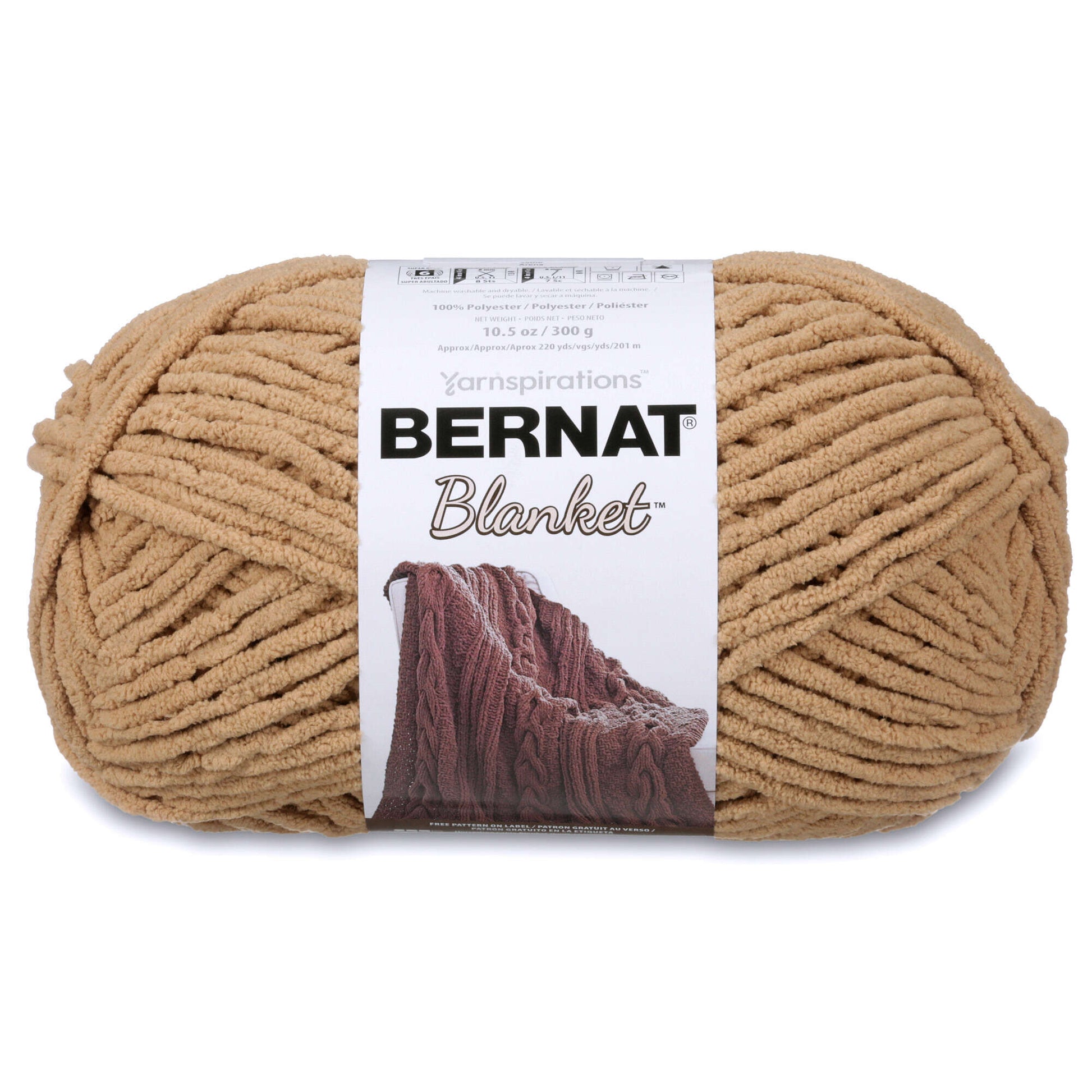 Bernat Blanket Yarn (300g/10.5oz) Sand