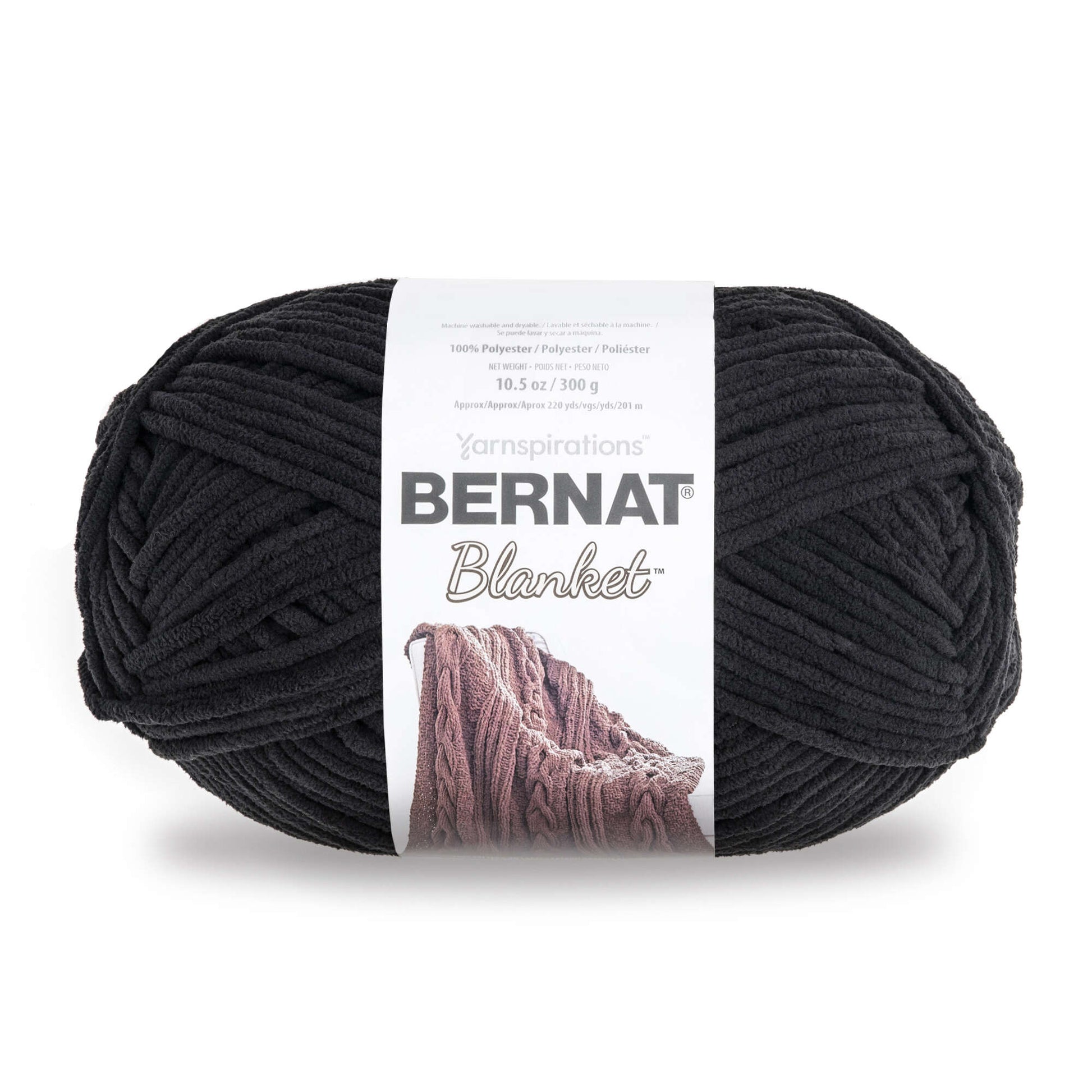 Bernat Blanket Yarn (300g/10.5oz) Coal