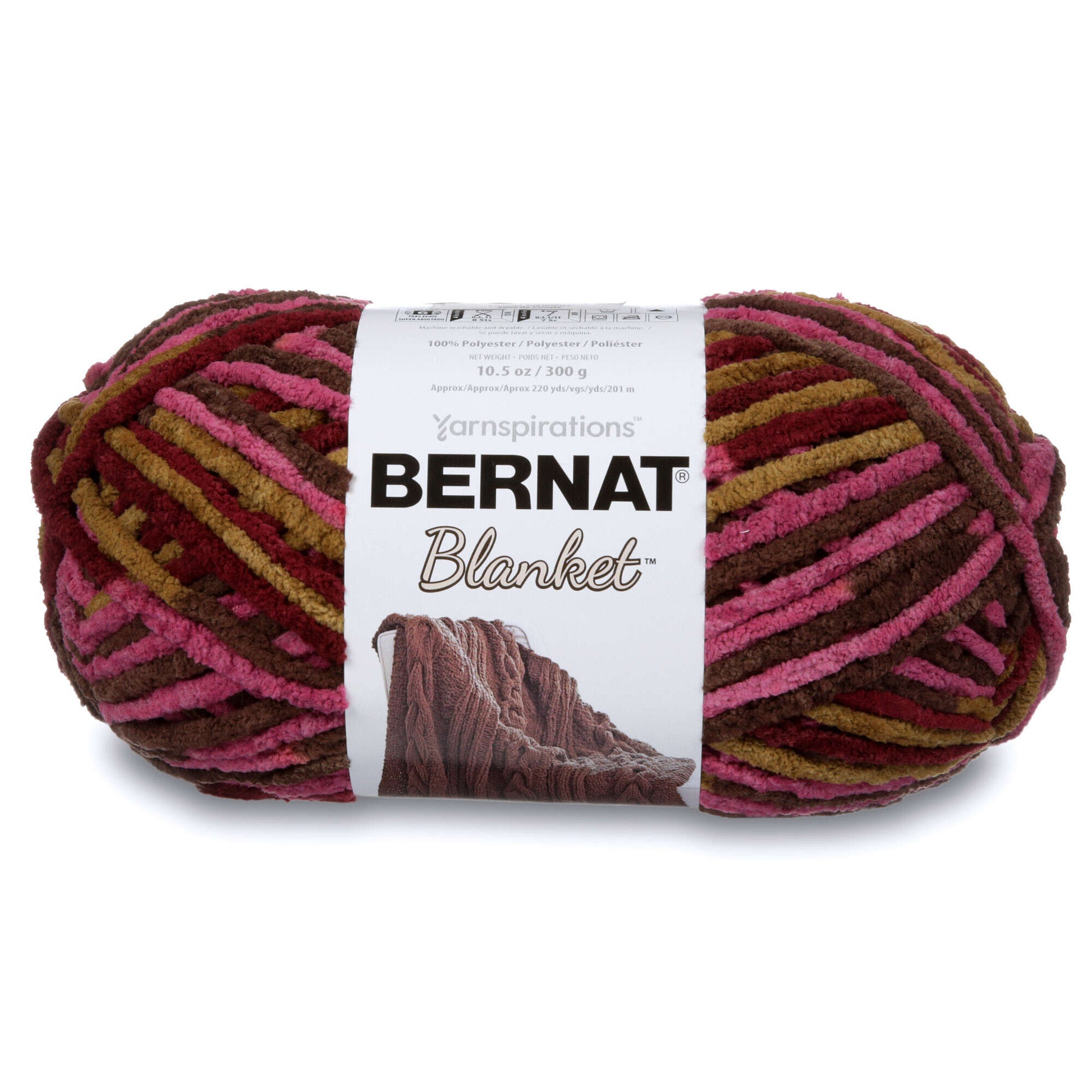 Bernat Blanket Yarn (300g/10.5oz) Plum Chutney