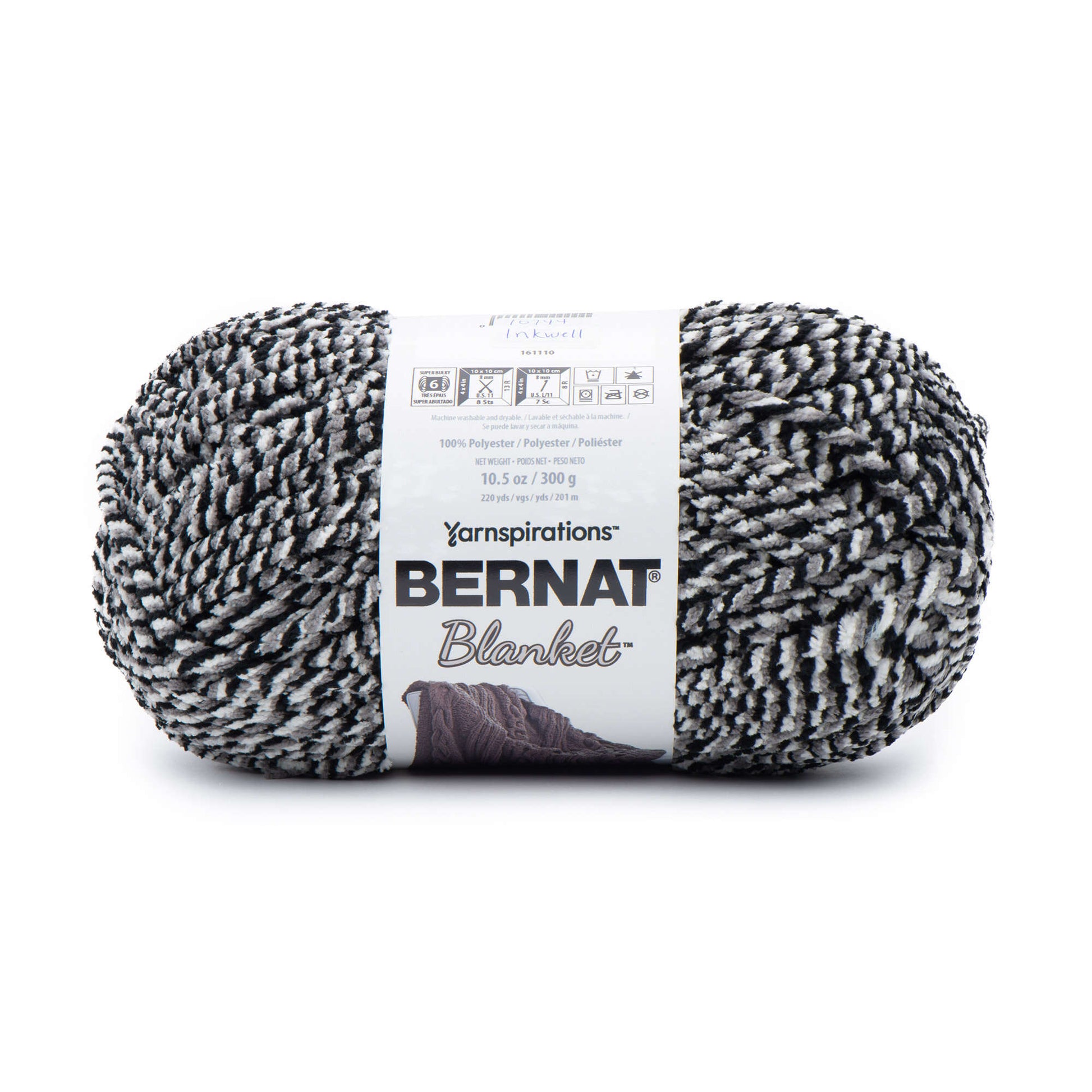 Bernat yarn - BLANKET - super bulky soft polyester - multi color