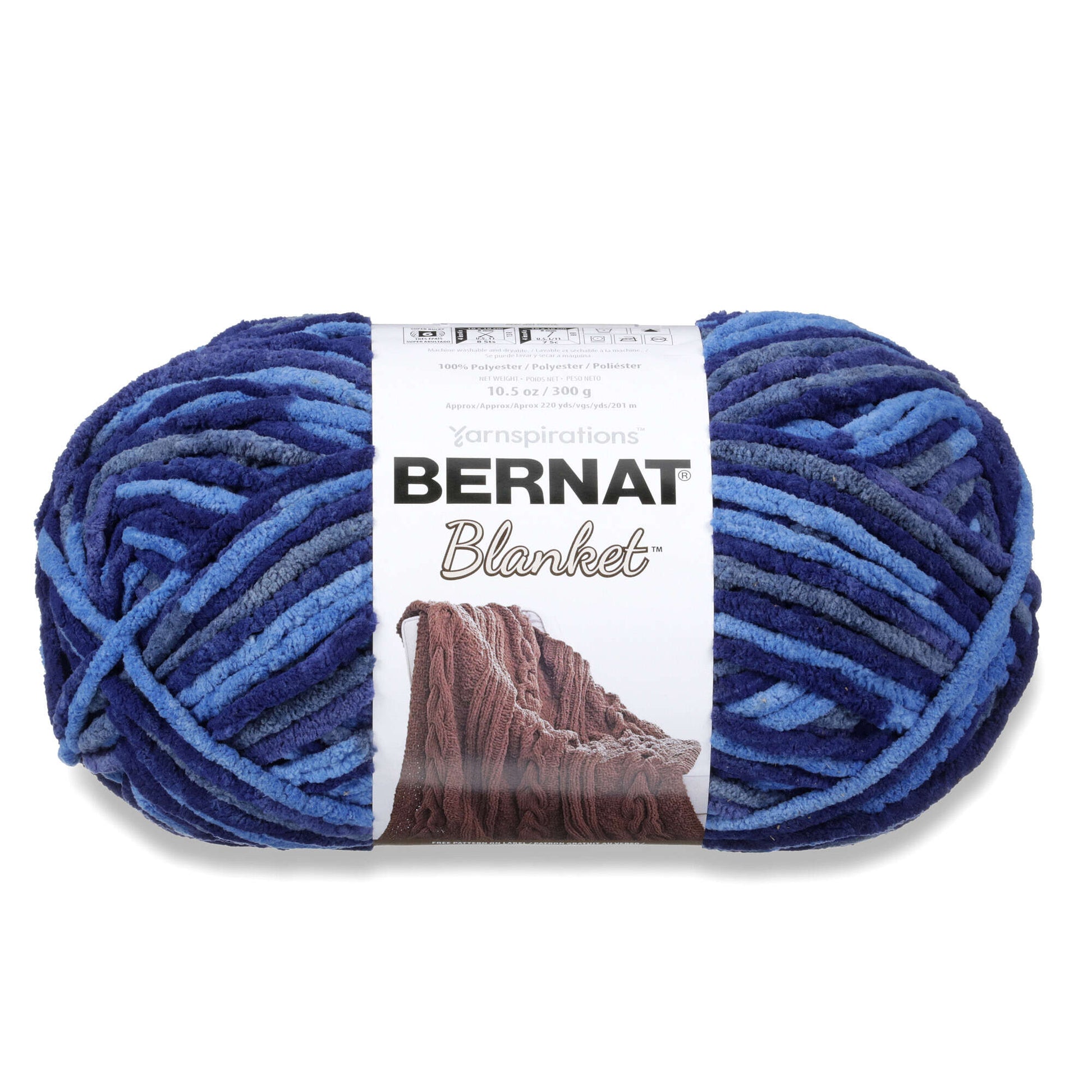 Bernat Blanket Yarn 3 Skeins, 2 Oceanside, 1 Teal 