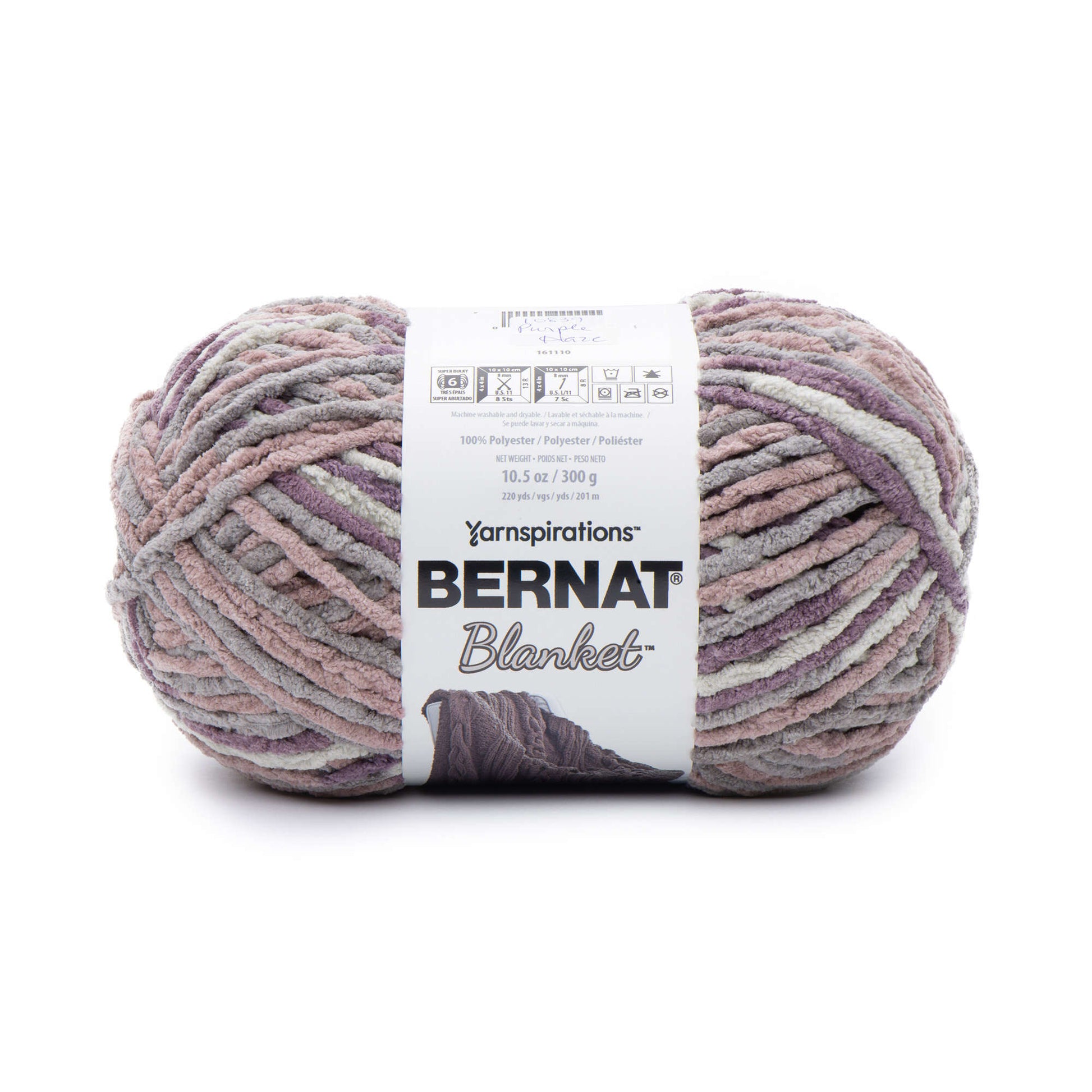Bernat Blanket Yarn (300g/10.5oz) Purple Haze