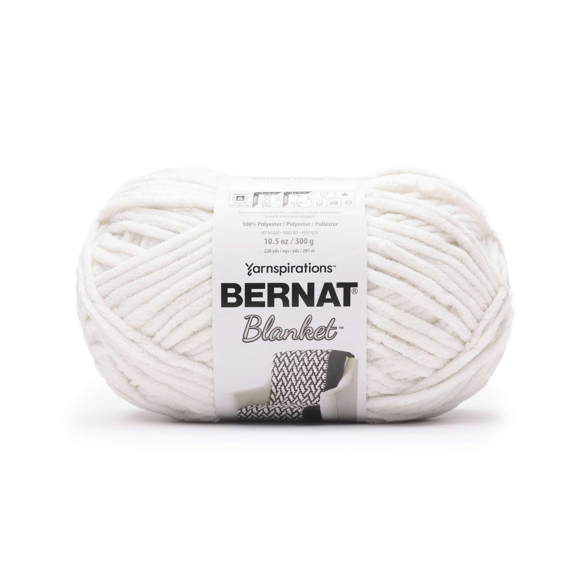 Bernat Blanket Yarn (300g/10.5oz) Whipped Cream