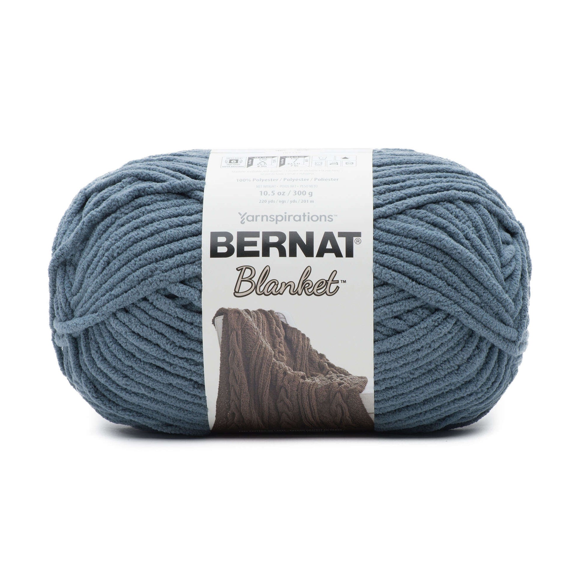 Bernat Blanket Yarn (300g/10.5oz) Stormy Green