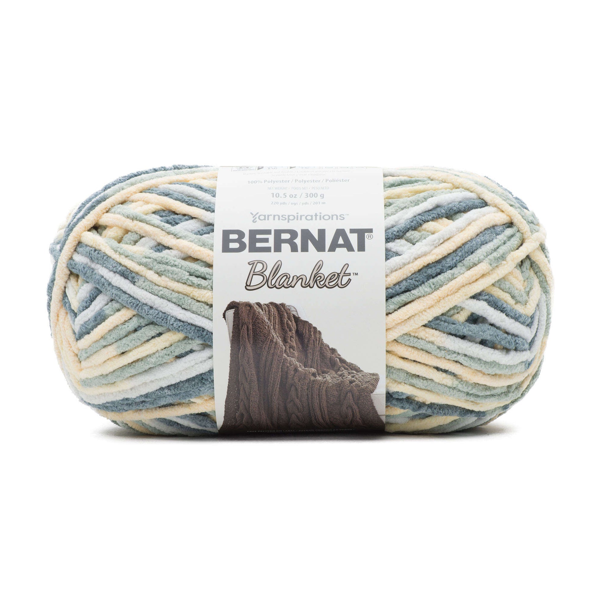 Bernat Blanket Yarn (300g/10.5oz) Soft Sunshine Green