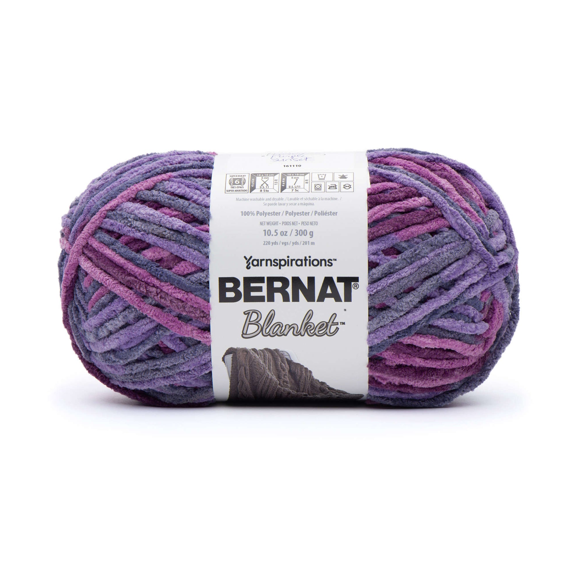 Bernat Blanket Yarn (300g/10.5oz) Purple Sunset