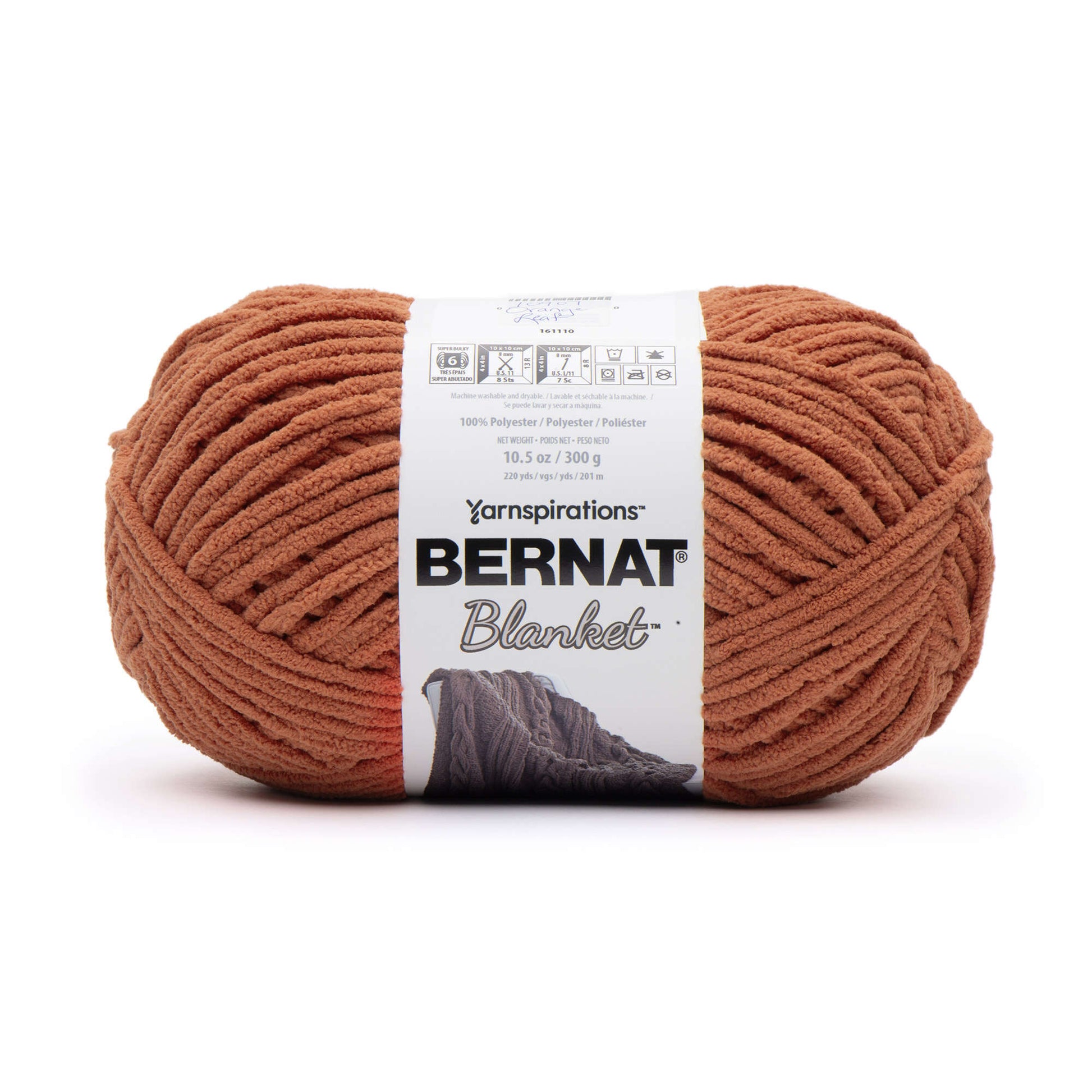 Bernat Blanket Yarn (300g/10.5oz) Orange Leaf