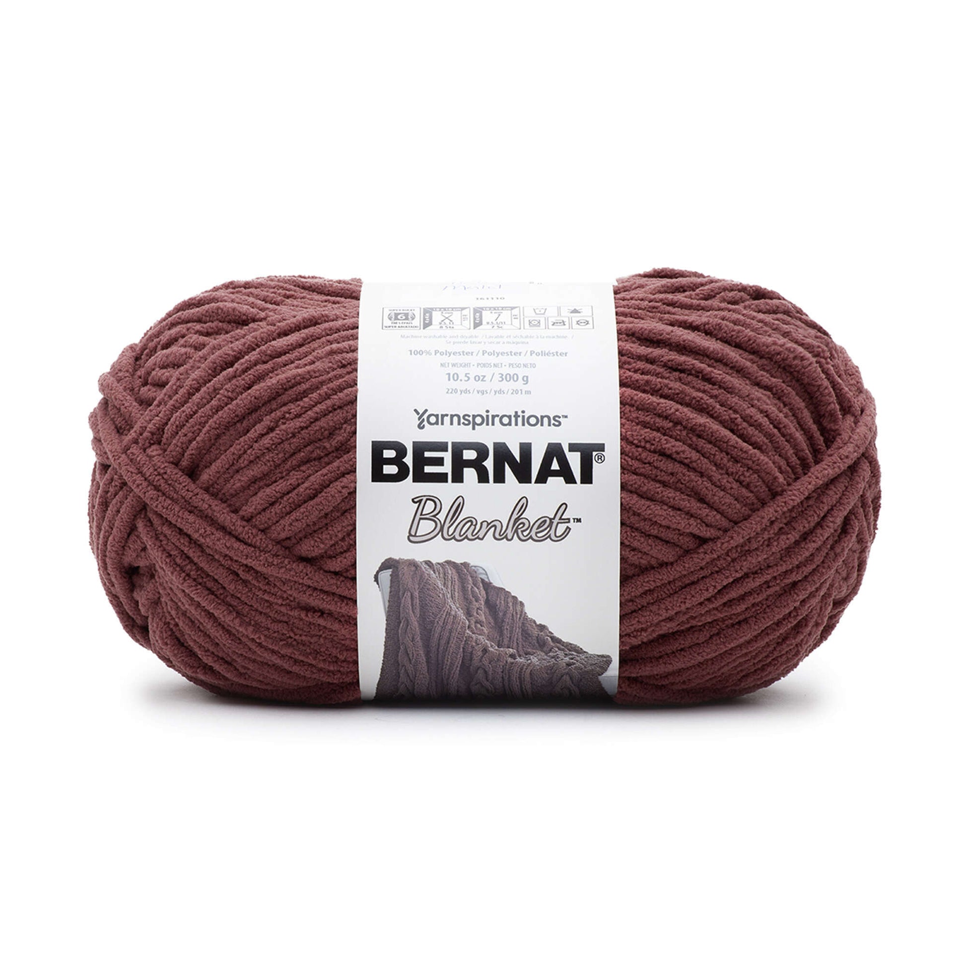Bernat Blanket Big Ball Yarn-Raspberry Trifle