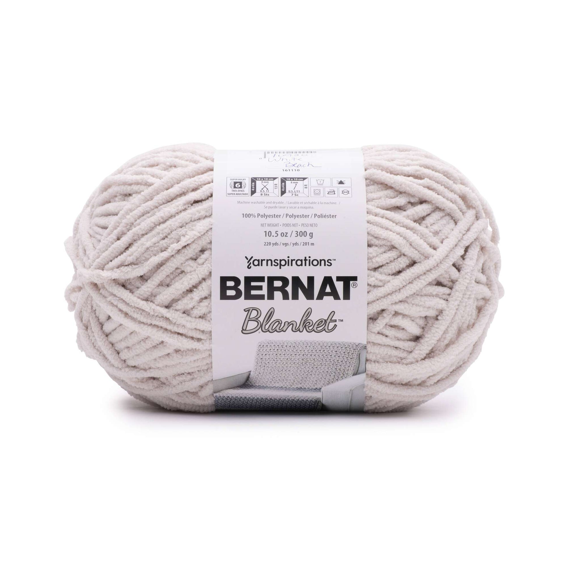 Bernat Blanket Yarn (300g/10.5oz) White Beach