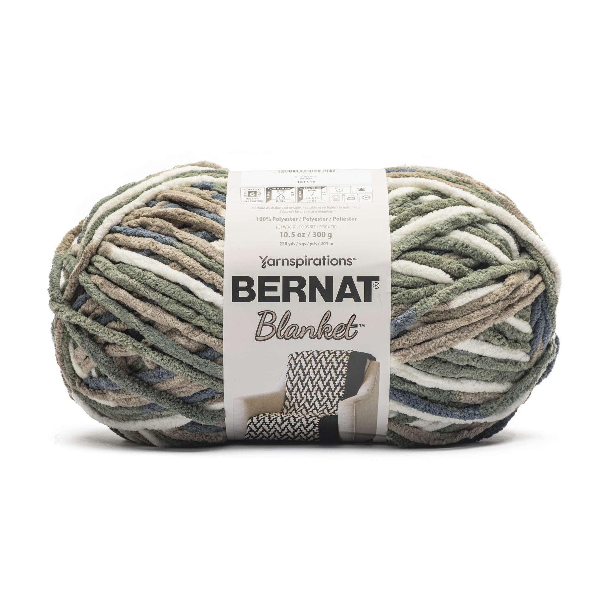 Bernat Blanket Yarn (300g/10.5oz) Mist