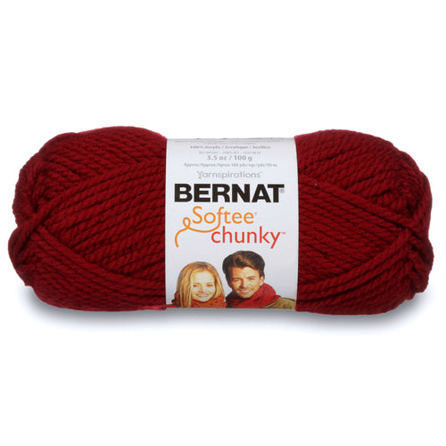 Bernat Softee Chunky Yarn 3-Pack - Super Bulky Acrylic Yarn, 100g Per Ball, No Dye Lot, Machine Washable