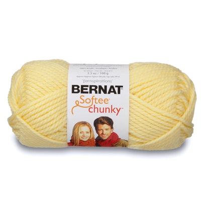 Bernat Softee Chunky Yarn (100g/3.5oz) - Discontinued Shades Baby Yellow