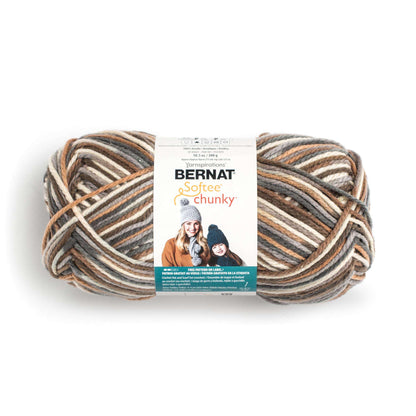 Bernat Softee Chunky Ombres Yarn (300g/10.5oz) - Discontinued Shades Stillness Ombre