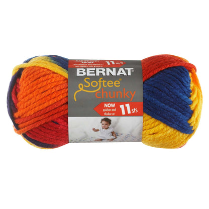 Bernat Softee Chunky Ombres Yarn (300g/10.5oz) - Discontinued Shades Schoolyard