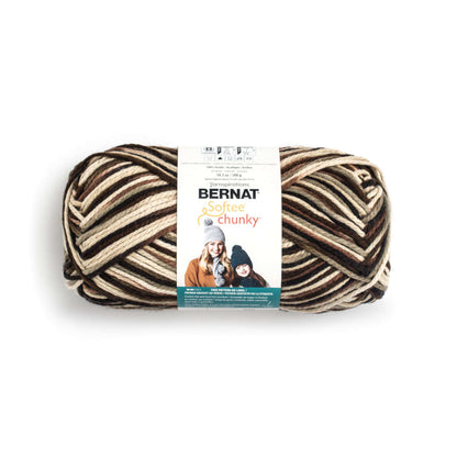 Bernat Softee Chunky Ombres Yarn (300g/10.5oz) - Discontinued Shades Camouflage Ombre