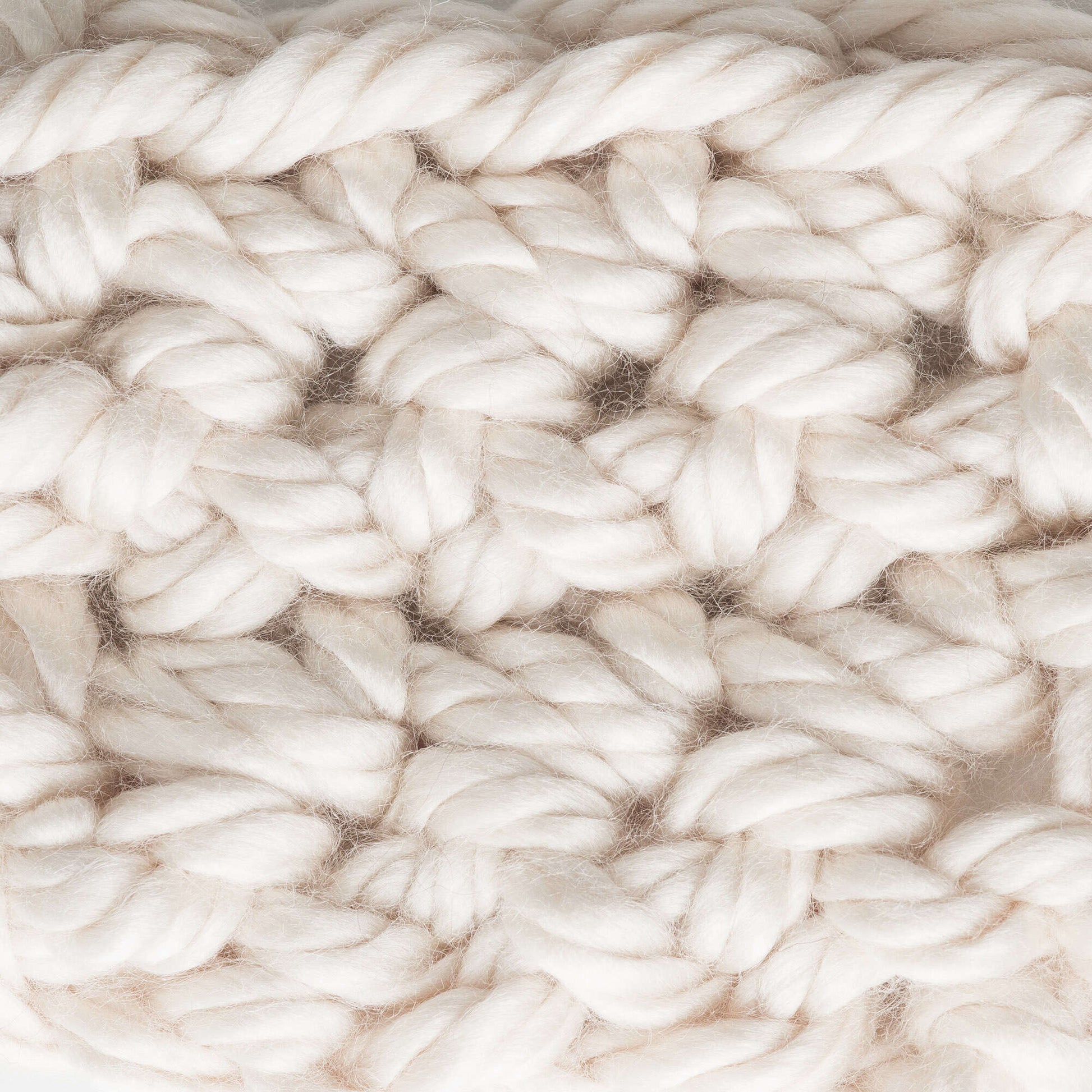 Chunky Yarn Of Acrylic/wool, L: 15 m, Mega , Off-white, 300 G, 1 Ball