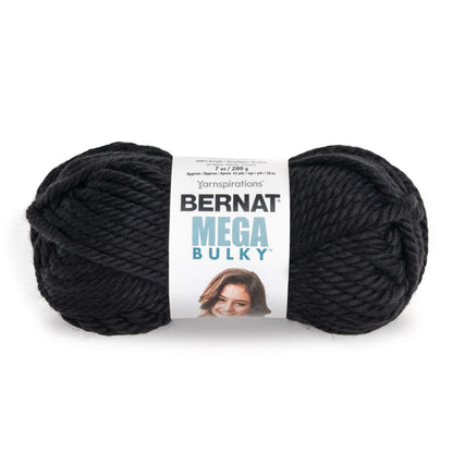 Bernat Mega Bulky Yarn - Discontinued Shades Black
