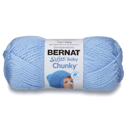 Bernat Softee Baby Chunky Yarn - Discontinued Shades Clear Skies Blue