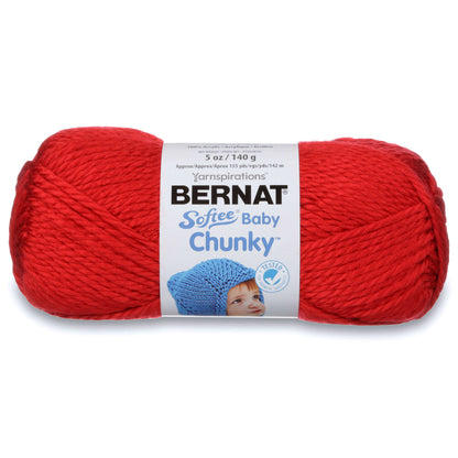 Bernat Softee Baby Chunky Yarn - Discontinued Shades Candy Apple Red