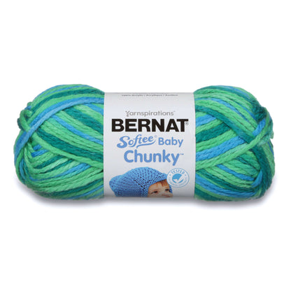 Bernat Softee Baby Chunky Ombres Yarn - Discontinued Shades Jungle Jive Varg
