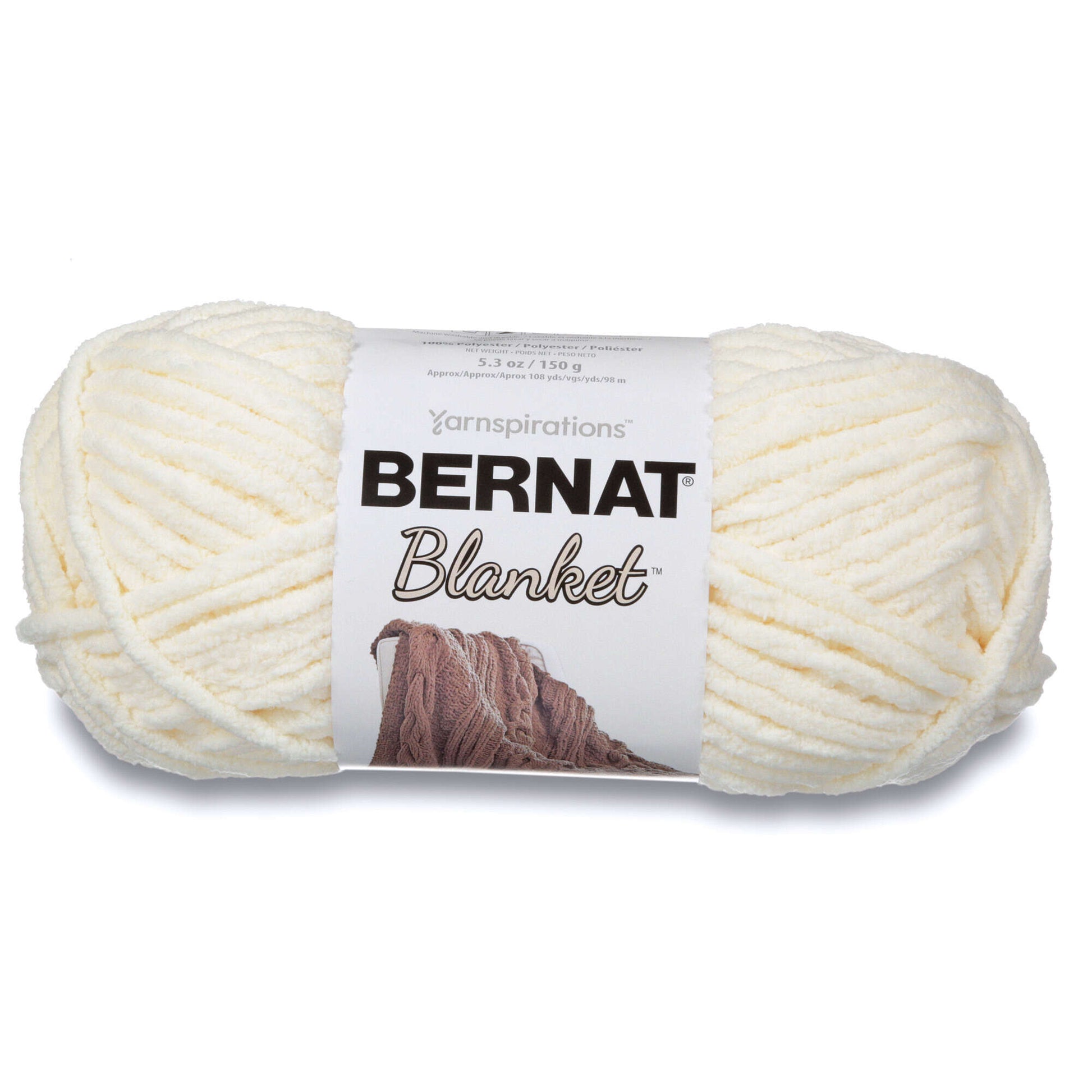 Bernat Blanket Yarn Vintage White