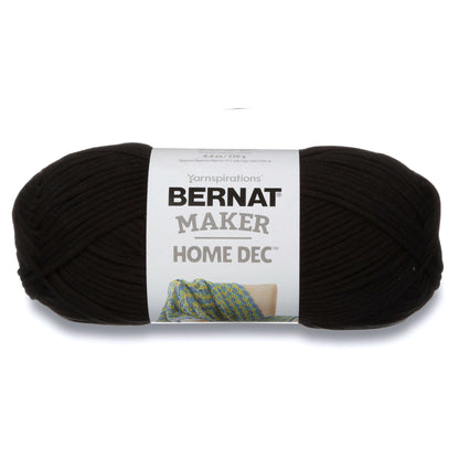 Bernat Maker Home Dec Yarn - Clearance Shades Black