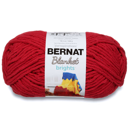 Bernat Blanket Brights Yarn (300g/10.5oz) Race Car Red