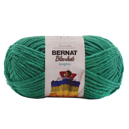 Bernat Blanket Brights Yarn (300g/10.5oz) GoGo Green