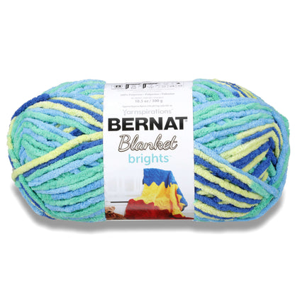 Bernat Blanket Brights Yarn (300g/10.5oz) - Discontinued Shades Surf Varg