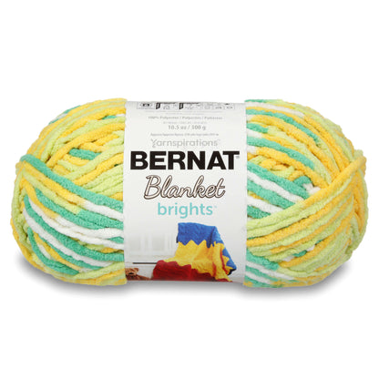 Bernat Blanket Brights Yarn (300g/10.5oz) - Discontinued Shades Lemonade Varg