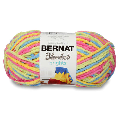 Bernat Blanket Brights Yarn (300g/10.5oz) - Discontinued Shades Sweet Sour Varg