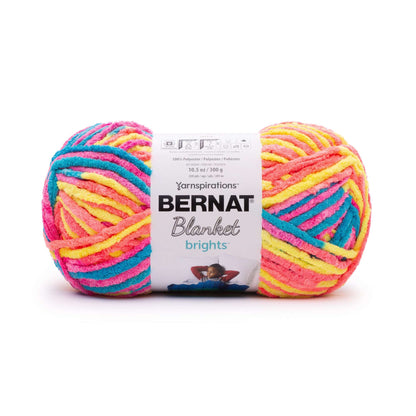 Bernat Blanket Brights Yarn (300g/10.5oz) Neon Mix