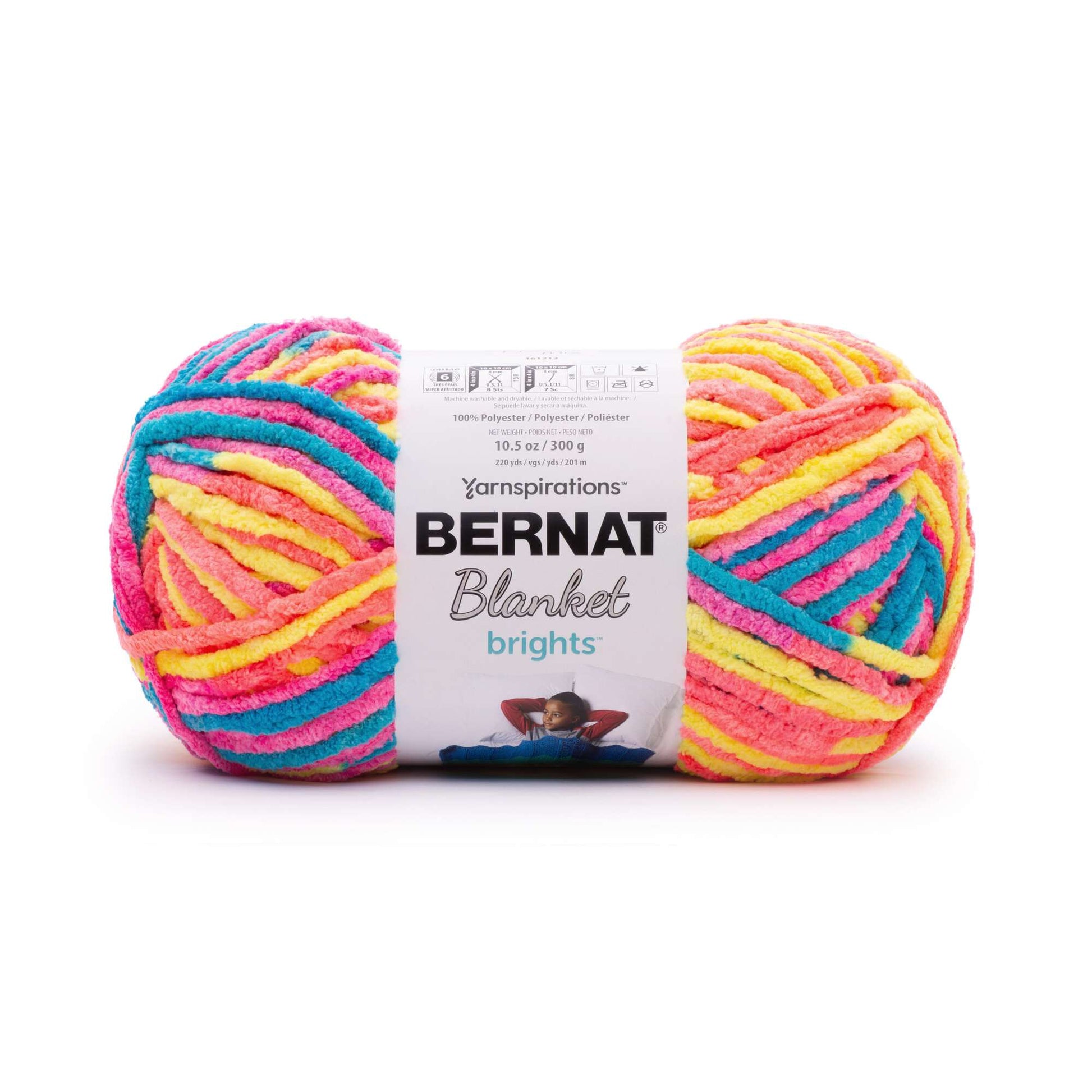 Bernat Blanket Brights Yarn-Pow Purple, 1 count - Smith's Food and