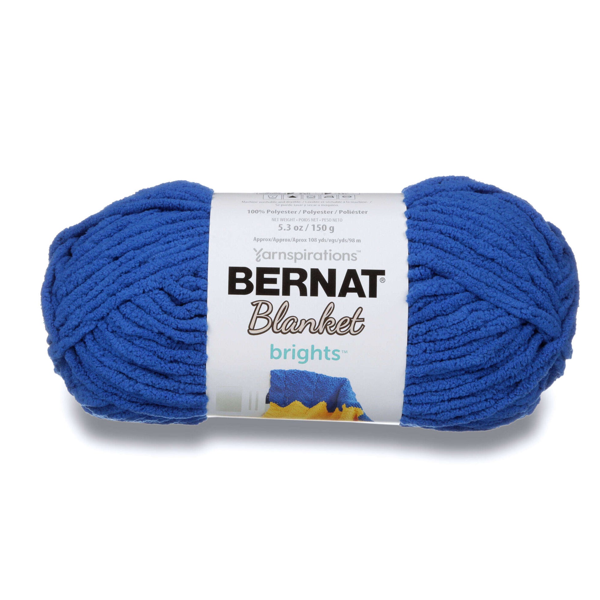 Bernat Blanket Brights Yarn - Clearance Shades* Royal Blue