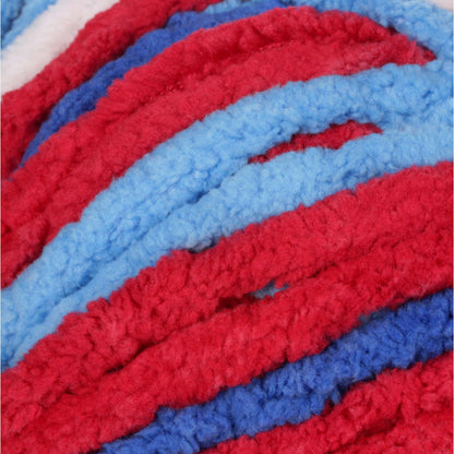 Bernat Blanket Brights Yarn - Discontinued Shades Red, White Boom