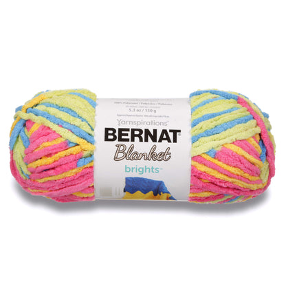 Bernat Blanket Brights Yarn - Discontinued Shades Sweet Sour Varg
