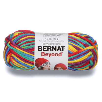 Bernat Beyond Yarn - Discontinued Shades Rainbow Kid Variegate