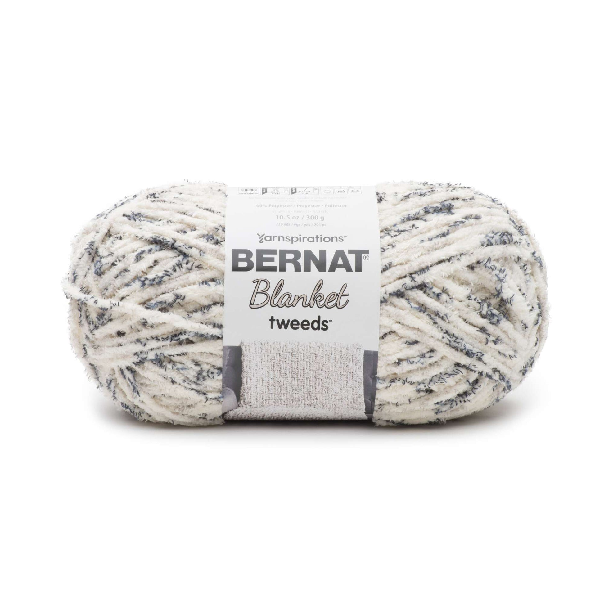 Bernat Blanket Tweeds Yarn (300g/10.5oz) Ivory Tweed